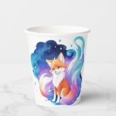 レッドキツネエンチャントメント誕生日 紙コップ (正面)