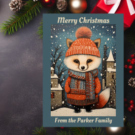 レッドキツネクリスマス シーズンカード