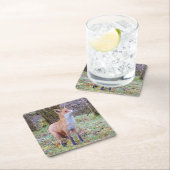 レッドキツネコースター スクエアペーパーコースター (インサイチュ)