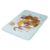 レッドキツネテイルズキツネカサイ バスマット (アングル)