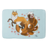 レッドキツネテイルズキツネカサイ バスマット (正面)