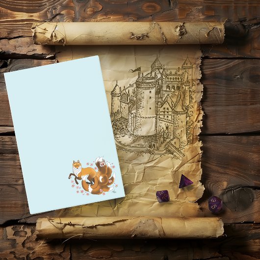 レッドキツネテイルズキツネカサイ ポストイット