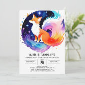 レッドキツネドリームズ誕生日 招待状 (スタンド正面)