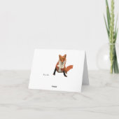 レッドキツネバレンタインカード シーズンカード (裏面)