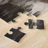 レッドキツネビューティフルワイルドライフアート ジグソーパズル (側面)