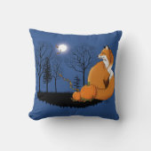 レッドキツネフォレストカボチャ クッション (正面)