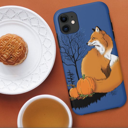 レッドキツネフォレストカボチャ Case-Mate iPhoneケース