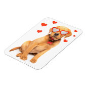 レッドキツネラブラドールパピーラブ マグネット (左側)