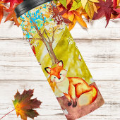 レッドキツネ秋パーソナライズされた感動的 タンブラー