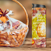 レッドキツネ秋パーソナライズされた感動的 タンブラー