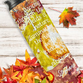 レッドキツネ秋パーソナライズされた感動的 タンブラー