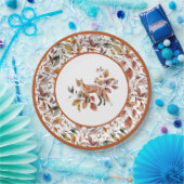 レッドキツネ秋紅葉パターン ペーパープレート (パーティー)