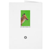 レッドキツネ絵画ズ – オリジナル野生動物アート (裏面)