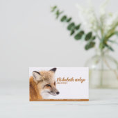 レッドキツネ 名刺 (スタンド正面)