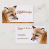 レッドキツネ 名刺 (正面/裏面)