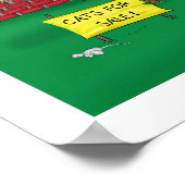 レッドキャット「ワンウォール・ハウス」のポスター ポスター (角)