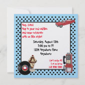 レッドキャディラック 招待状 (正面)