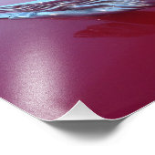 レッドキャディラ飛んでいるックウーマンフードオーナメント フォトプリント            (角)