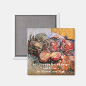 レッドキャベツと玉ねぎビンセント・ヴァン・ゴッホ マグネット (正面/裏面)