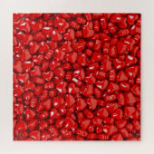 レッドキャンディハート ジグソーパズル (横)