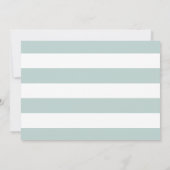 レッドキャンディモダンケインストライプズHOLIDAYオープンハウス 招待状 (裏面)