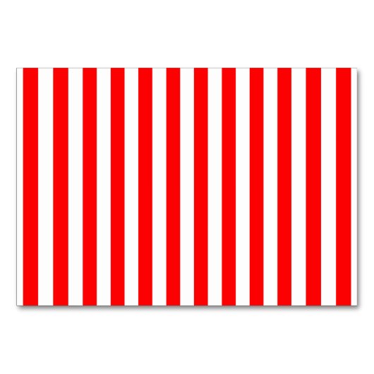 レッドキャンディーケーンストライプズ テーブルナンバー (裏面)