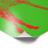 レッドキリンのステンシル フォトプリント            (角)