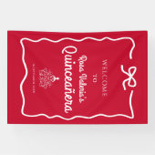 レッドキンセアニラウェルカム 横断幕 (横)