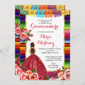 レッドキンセアニラ誕生日 招待状 (正面/裏面)