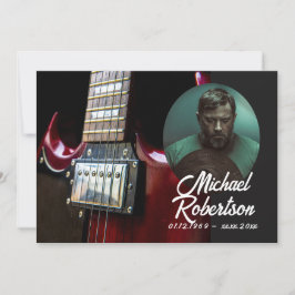 レッドギターお祝い・オブ・ライフ 招待状