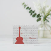 レッドギターグランジ座席表 プレイスカード (スタンド正面)