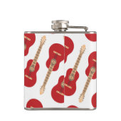 レッドギターパターン フラスク (裏面)