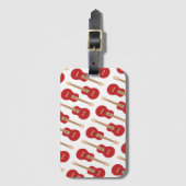 レッドギターパターン ラゲッジタグ (正面縦)