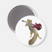 レッドギター付きリス マグネット (正面/裏面)