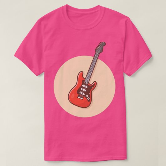 レッドギター Tシャツ (デザイン正面)