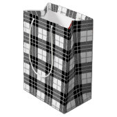 レッドギフトラベルオンタータンチェック格子状中抱き枕 ミディアムペーパーバッグ (裏面アングル)