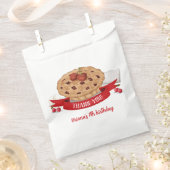 レッドギンガムさくらんぼかわいこちゃんパイ誕生日パーティー フェイバーバッグ (クリップ留めされた状態)