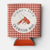 レッドギンガムザリガニパーティー 缶クーラー (正面)