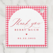 レッドギンガムベリーファースト誕生日 フェイバータグ (裏面)