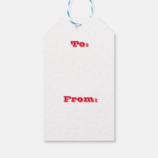 レッドギンガム ギフトタグ (裏面)