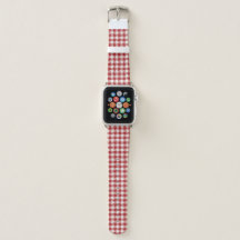レッドギンガム コテージコア カワイイ Apple Watch バンド