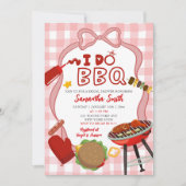 レッドギンガム I do BBQ ブライダルシャワー招待状 招待状 (正面)