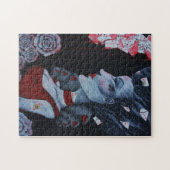 レッドクイーンオブハートアリスワンダーランドファンタジーアート ジグソーパズル (横)