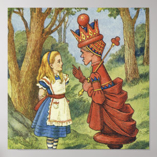 レッドクイーンキャンバスアート ポスター