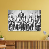 レッドクラウド率いるスー族長の代表団(1822年) キャンバスプリント (インサイチュ (リビング))