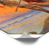 レッドクラウド葉巻ラベル ポスター (角)