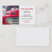 レッドクラシックオールドトラック 名刺 (正面/裏面)