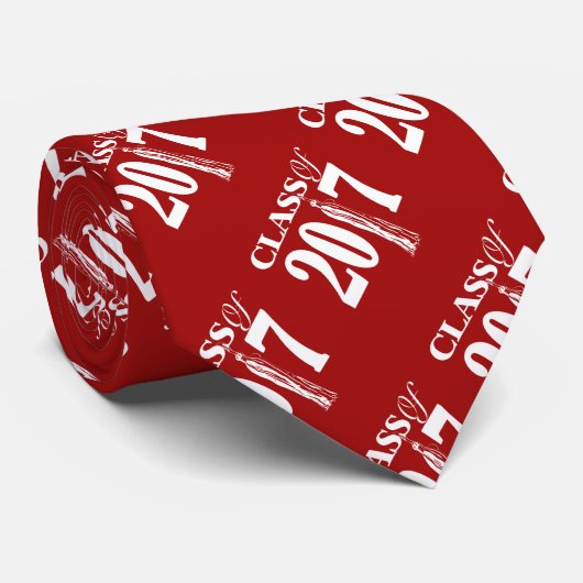 レッドクラス2017 Tassle卒業デザイン ネクタイ (ロール)