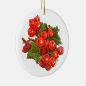 レッドクラントファッションドオールドクリスマス セラミックオーナメント (右)