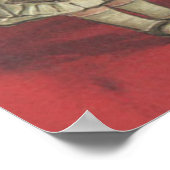 レッドクランパスガールダイニングルームスイッチ ポスター (角)